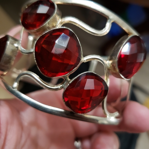 Artisan 925 pomegranate bracelet - Picture 8 of 11